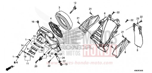 FILTRE A AIR CRF250RK de 2019